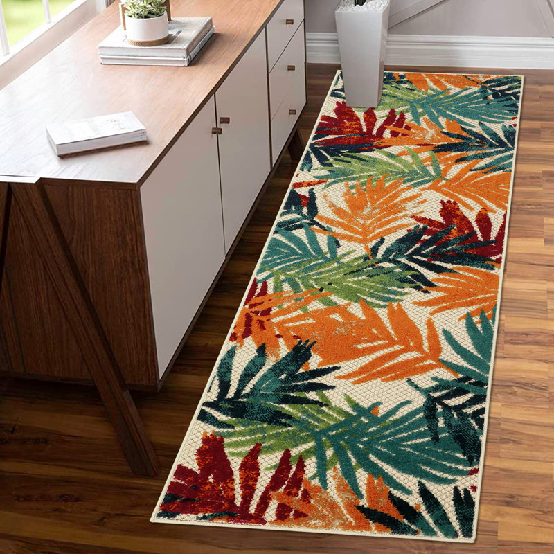 Tapis Brenda avec envers antidérapant, Tapis de couloir 2 pi 3 po x 7 pi 3 po