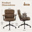 Bureau debout électrique à hauteur ajustable avec chaise de bureau en similicuir-1361006268-1592680323-1592680334