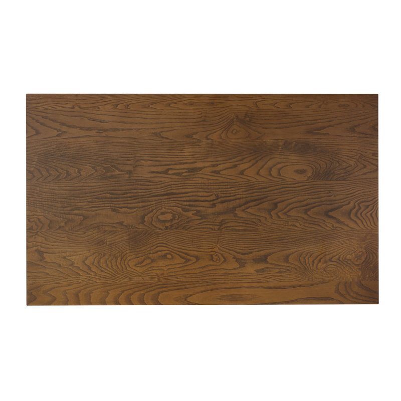 Honey Brown & Vanilla White Oak Dining Table for 4-6
