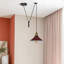 Anahla 1-Light Modern Industrial  Cone Pendant – Adjustable Ceiling Fixture for Contemporary Spaces-157410832-157410834