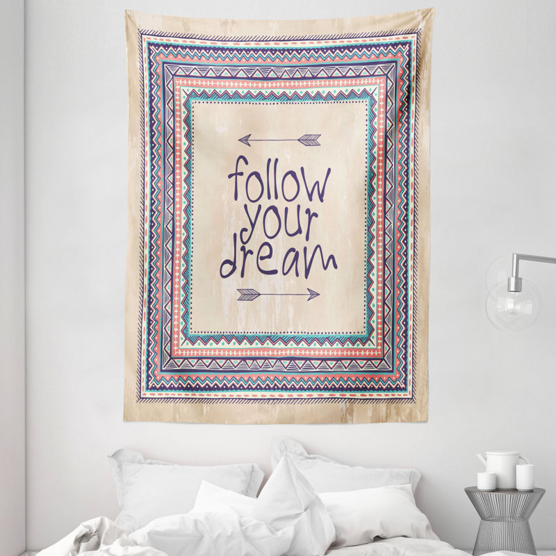 Tapisserie tribale en polyester, H 80 po x l 60 po