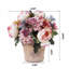 Composition florale de marguerites mixtes en pot
