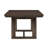Dark Oak Trestle Dining Table with Leaf