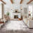 Machine Washable Modern Abstract Rug Non Slip Rug Foldable Carpet for Living Room Bedroom Playroom Nursery-1538805233-1538805244
