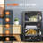 4.5 Cu.ft Safe Box, Double Door, Black, Key Lock & Password, , 3mm Thick Door Plate, 5 Solid Bolts, Dual Alarm, 3 Unlock Methods, Height Adjustable Shelf, Led For Storing Valuables Like Cash,