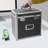 13.4" H X 13.8" W Lockable File Organizer Storage Box-86684390