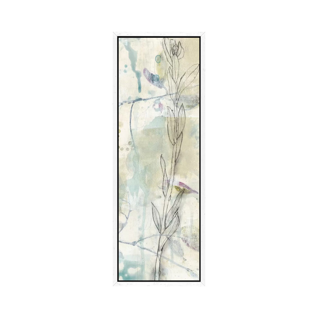 Contour Stem II von Jennifer Goldberger - Floater Frame Panoramic Gallery-Wrapped Canvas Giclée on Canvas