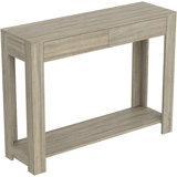 Console Tables For Entryway, Boho Console Table With Drawer And Shelf, Use As Doorway Table, Makeup Desk, Or Accent Furniture For Decorating Foyer, 12 X 40 X 30 Inches