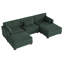 Canapé modulaire en velours côtelé Maelina -107665274-107665275