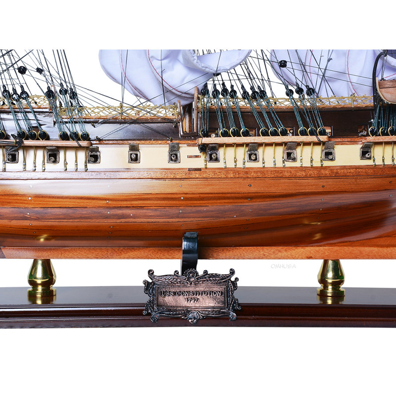 USS Constitution Édition limitée sous le vent, voile complète seulement 100 unités, série Admiral