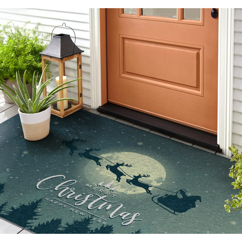 Non-Slip Christmas Outdoor Doormat