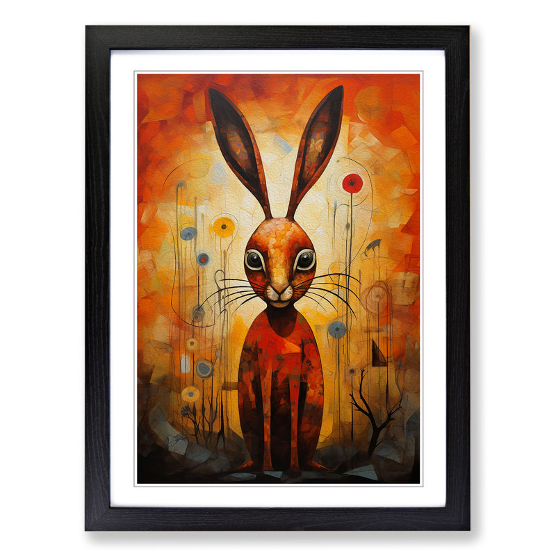Hare Orphism No.3 - Framed Print