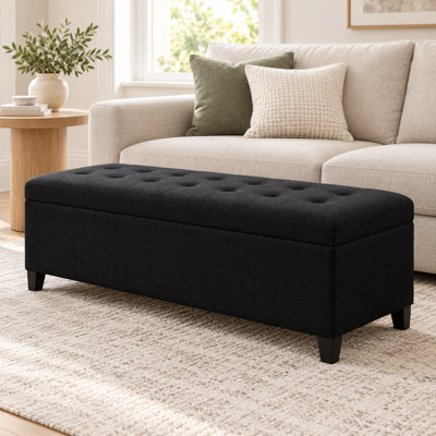 Banc de rangement rembourré Katonia