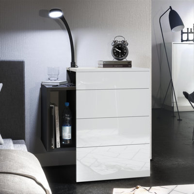 Mcardle 2 Drawer Bedside Table