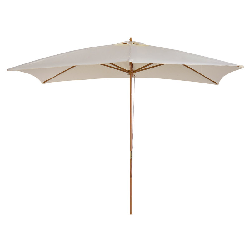 Brod 295cm X 200cm Rectangular Market Parasol, White