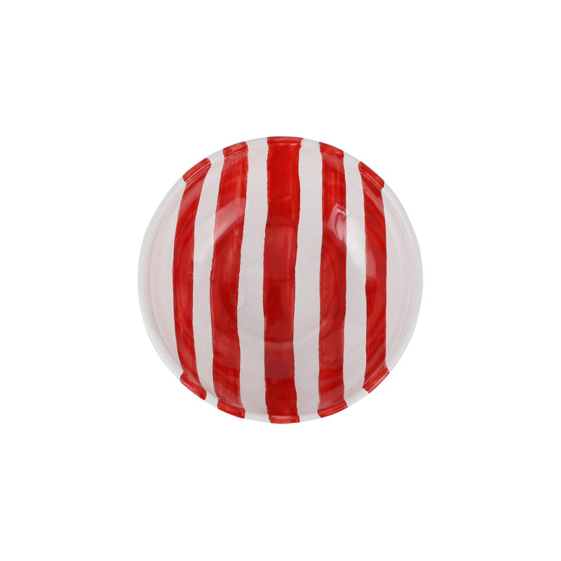 Bol à céréales AmalFitana, Blanc /Rouge