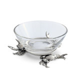 Sea And Shore Glass Dessert Bowl
