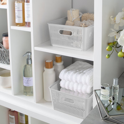 Simplify Plastic Decorative Bin