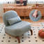 Chaise d'appoint rembourrée avec pieds en bois-130040398-130040396