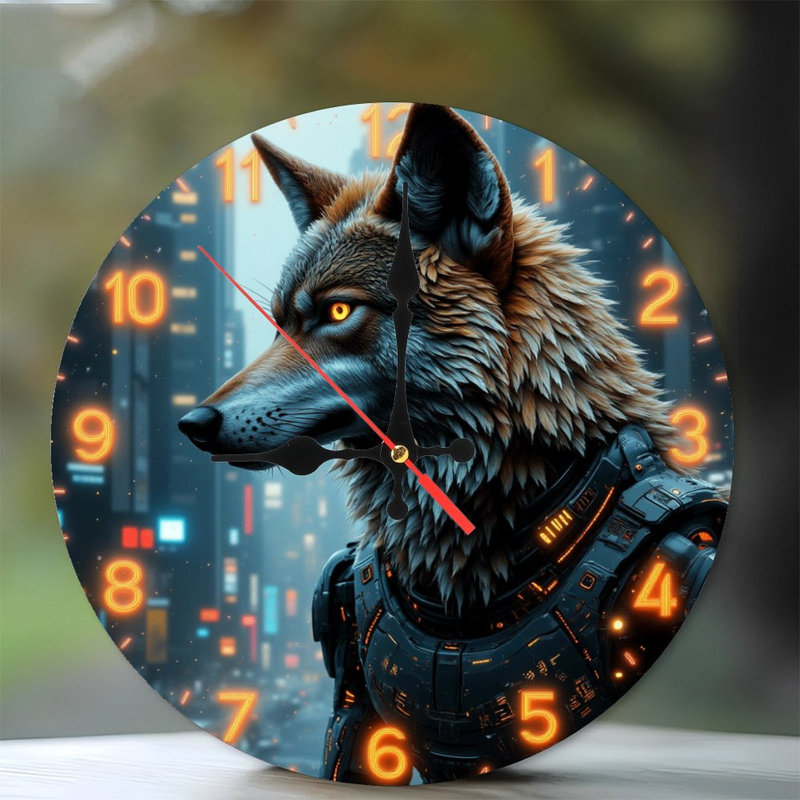 Art de loup futuriste