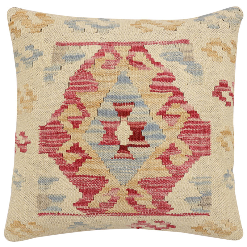 Housse et insert de coussin carré 100% laine