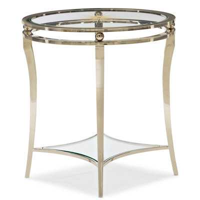 Caracole Classic Glass End Table