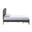 Grand lit Hammond (matelas non inclus), gris