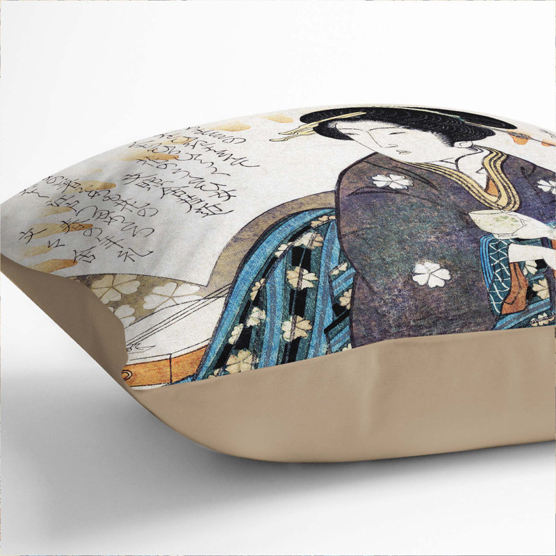 Square Throw Cushion, Stone, 55cm H x 55cm W x 20cm D