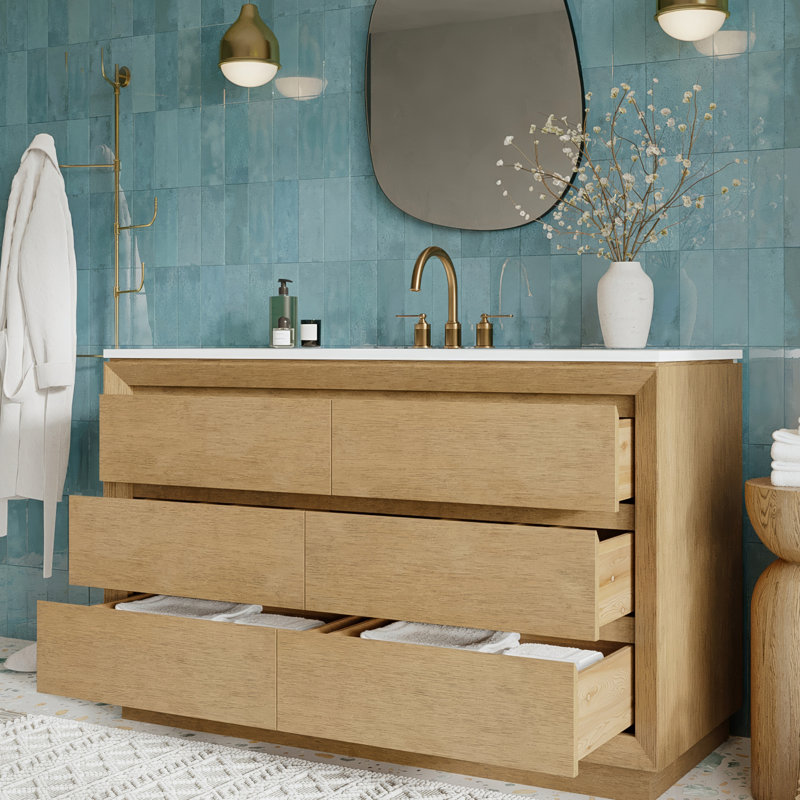 Horizontal 72" Double Vanity, 48" W