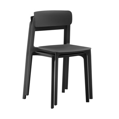 Chaise d'appoint de patio empilable Vowa