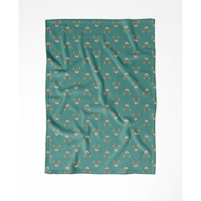 Couverture en velours de polaire Flora