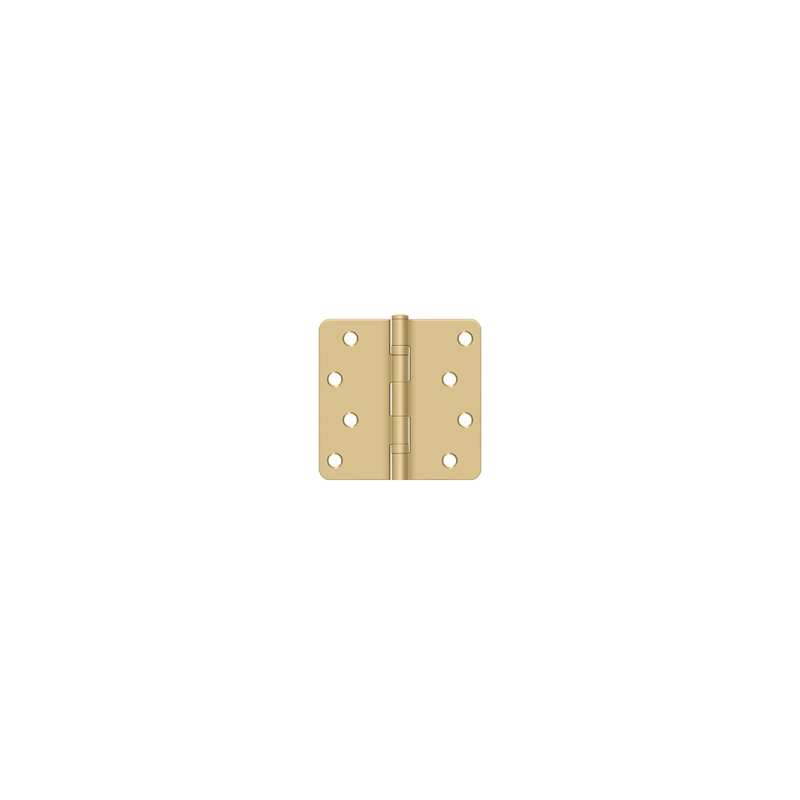 Steel Hinge, Brushed Brass