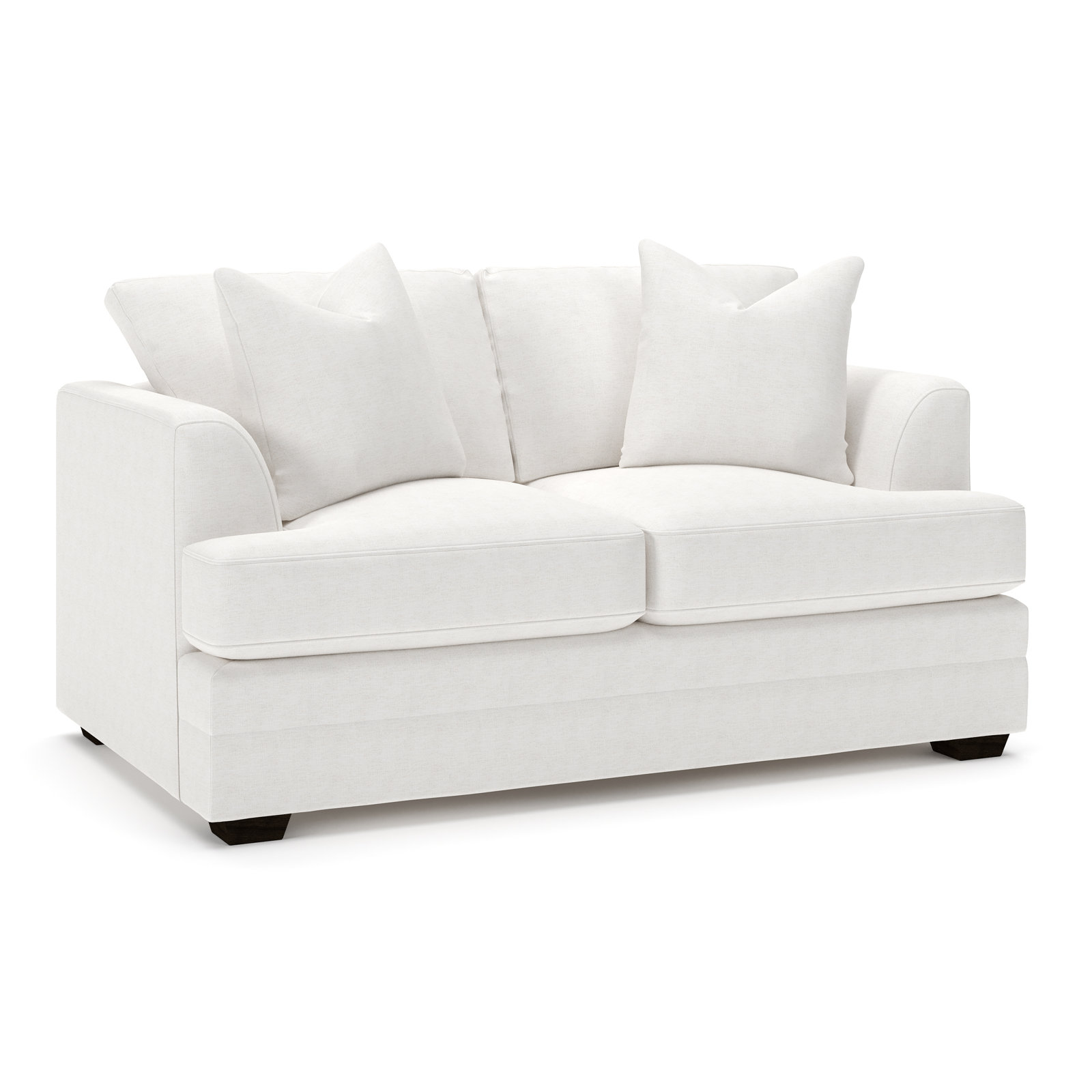 Edan 66'' Sofa, Nomad Snow Crypton® Chenille