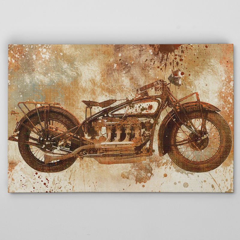 "Live to Ride V" par Carol Robinson, impression sur toile tendue, H 32 po x l 48 po x P 1,5 po