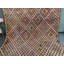 Tapis à motif géométrique brun de 74,8 x 126,4 pouces