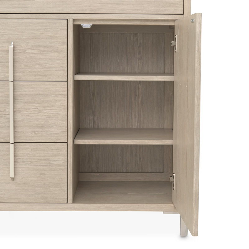 Lotus Bay 5-Drawer Chest - Sand