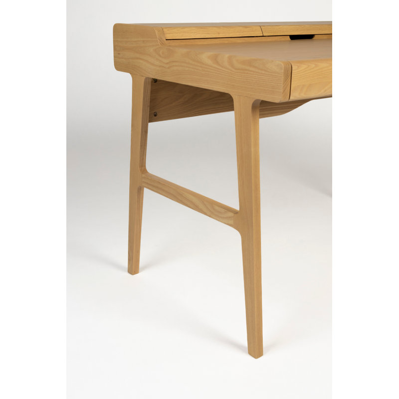 Desk Solid Wood Writing Desk, Natural