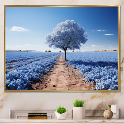 «Mon monochrome jaune et arbre gris symphonie X», reproduction sur toile
