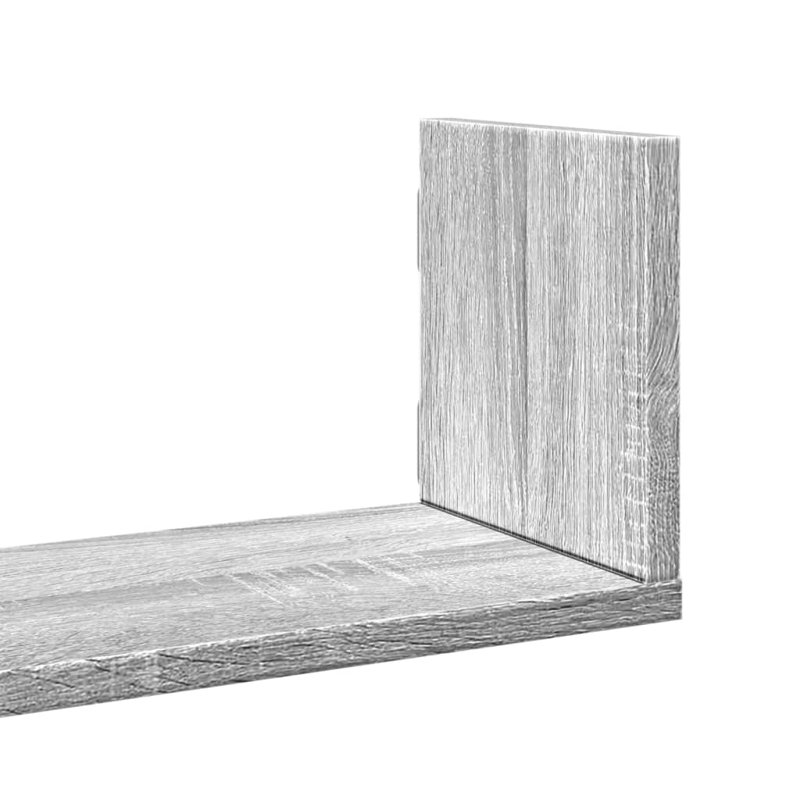 Riziero Floating Shelf, Grey Sonoma, 18cm H x 58cm W x 18cm