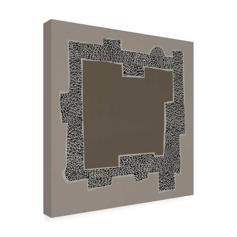 «Neutral Stack IV» sur toile, H 14 po x l 14 po
