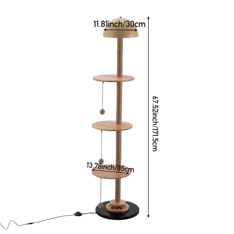 171.5cm LED Traditional Floor Lamp
