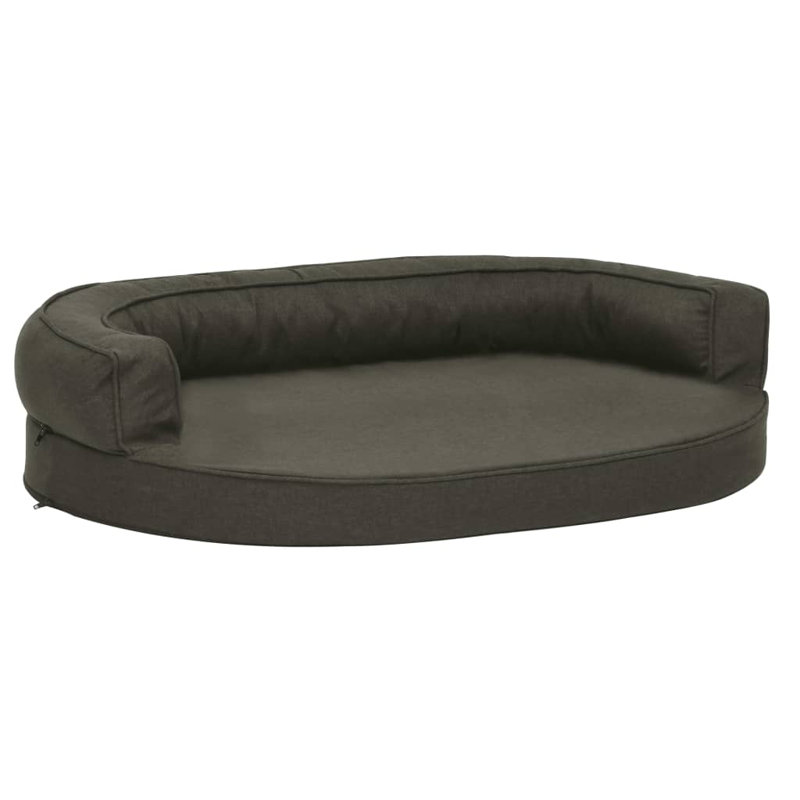 Lobos Orthopedic Polyester Pet Bed, 53cm H x 75cm W x 53cm D, Dark Grey