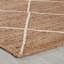 Alberta Geometric Handmade Flatweave Jute Brown/White Area Rug-767682350