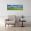 View Of Blossoms On Cherry Trees Zug Switzerland by Bo Brännhage - Wrapped Canvas Panoramic Print-1625084251