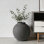 Vase en céramique de style campagnard, grand vase à fleurs rustique de 10,8 pouces pour centre de table, décoration en terre cuite faite à la main pour le salon, le mariage, la maison, la salle de bain et les fêtes