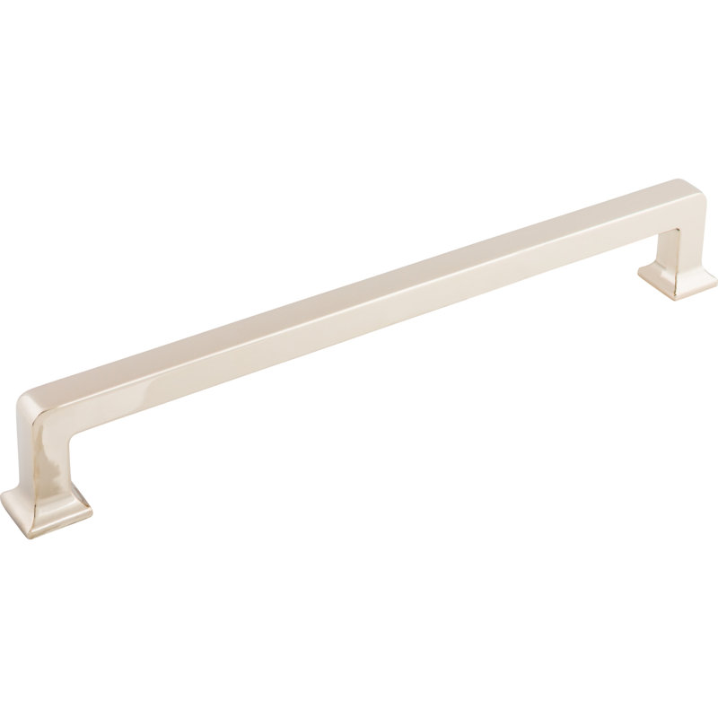 Ascendra Appliance Pull, Polished Nickel, 18" Center to Center