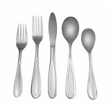 David Shaw Silverware Monet Stainless Steel Flatware Set - Service for 4
