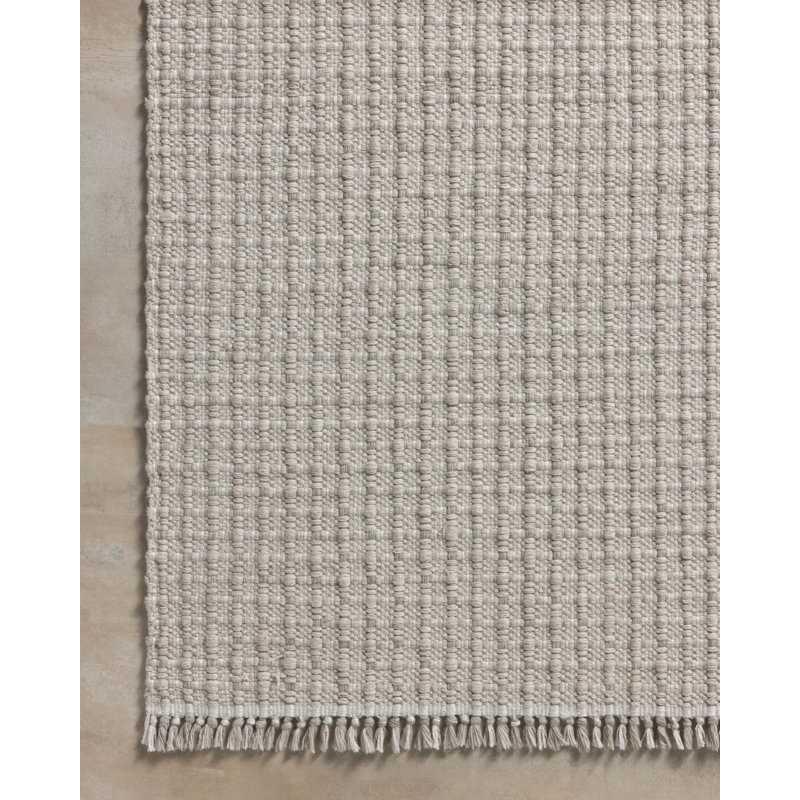 Ebern Designs Manado Bone Area Rug, Rectangle 5' x 7'6"