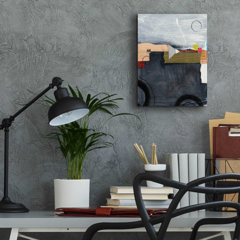 «Abstract 46» par Courtney Prahl, H 16 po x l 12 po x P 0,13 po