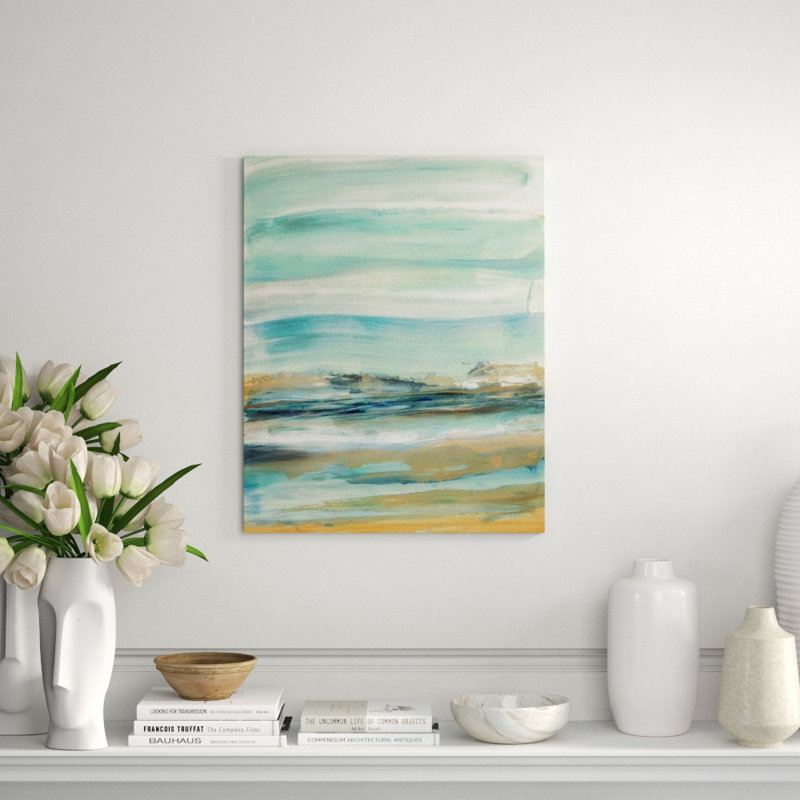 Pelagic Records V Print by Elena Carlie, Glass Coat, 30" H x 24" W x 1.5" D